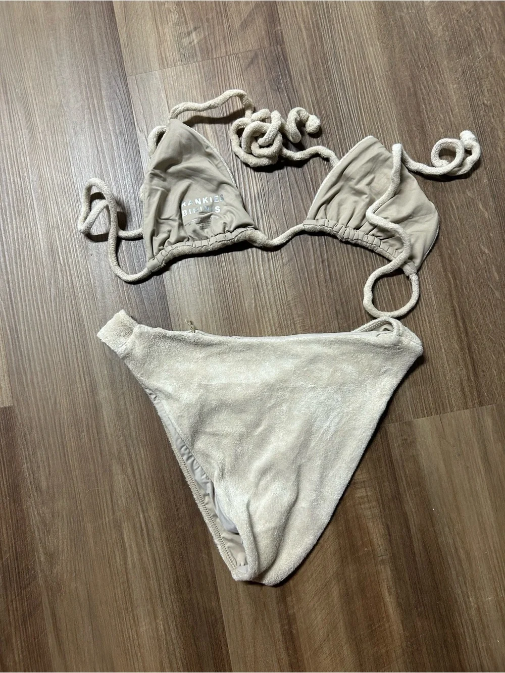 Frankie's Bikinis Beige bikini